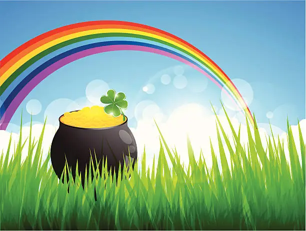 Vector illustration of St. Patrick day background