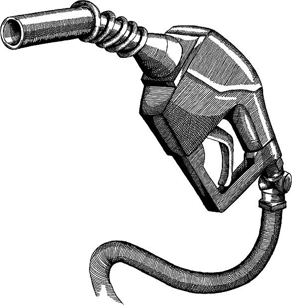 gas pump - kraftstoffpumpe stock-grafiken, -clipart, -cartoons und -symbole