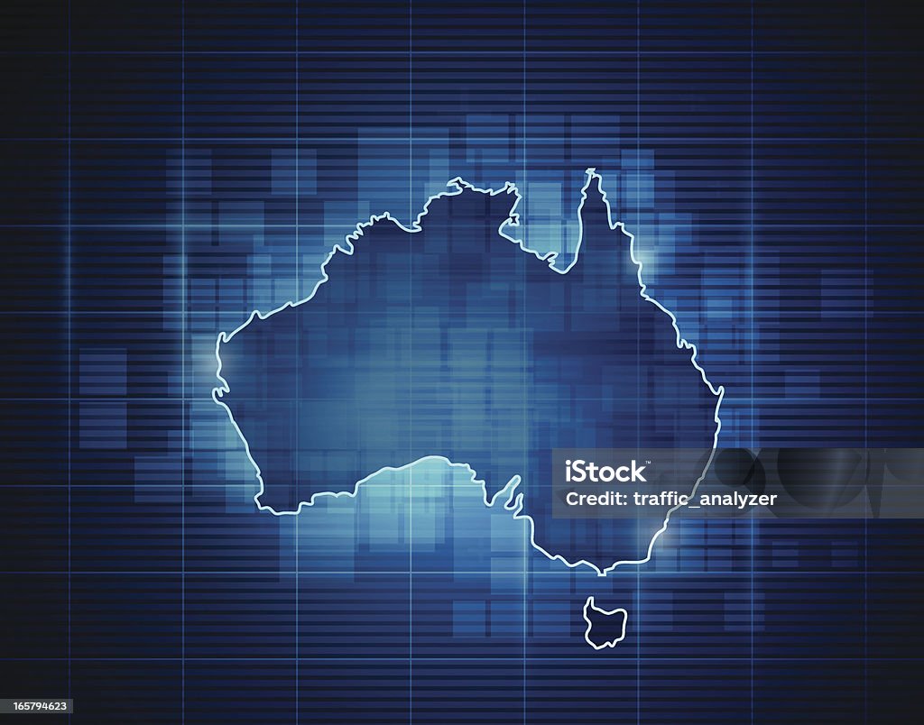 Tło abstrakcyjne-Australia - Grafika wektorowa royalty-free (Australia)