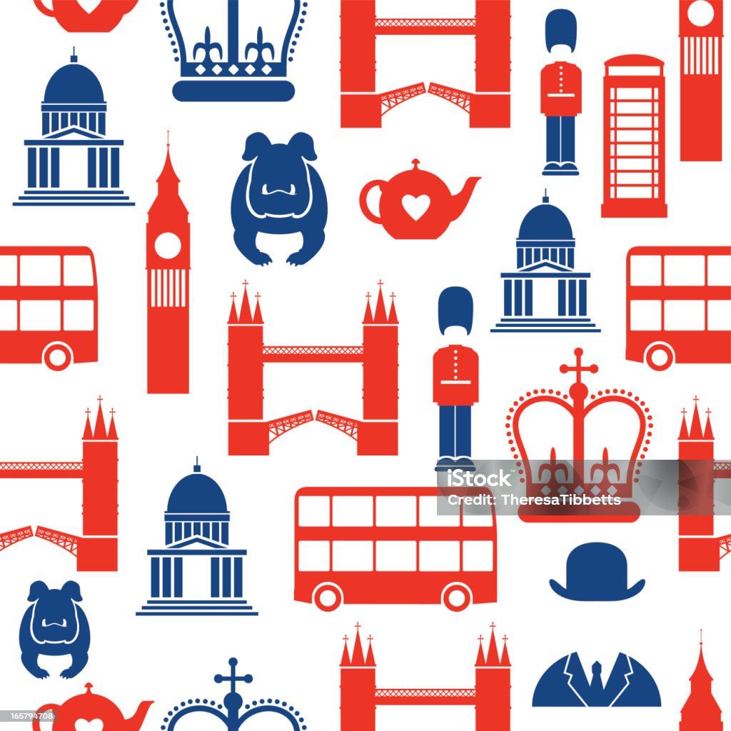 London Pattern Blocks London Seamless Pattern Stock Illustration - Download Image Now ...