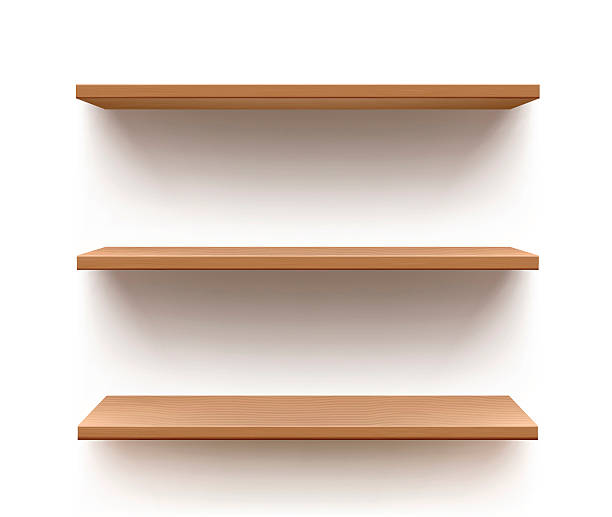 ilustrações de stock, clip art, desenhos animados e ícones de prazo de - shelf bookshelf store empty