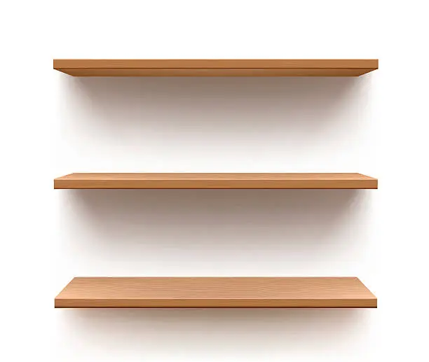 Vector illustration of Shelf