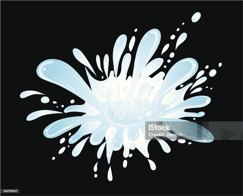 スプラッシュ水 - しぶきを上げるのロイヤリティフリーベクトルアート