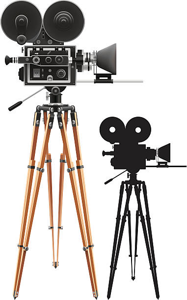 istock Film cameras set up for filming 165795348