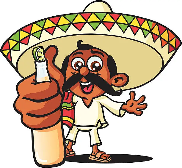 Vector illustration of Mexican
