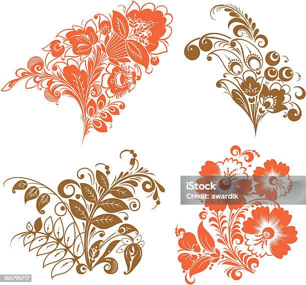 Flowers Stock Illustration - Download Image Now - Computer, Floral Pattern, Tattoo