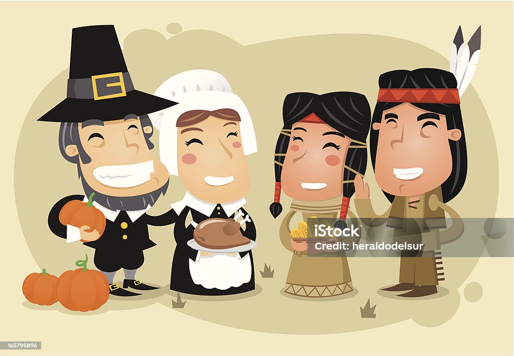 Fête de Thanksgiving - clipart vectoriel de Thanksgiving libre de droits