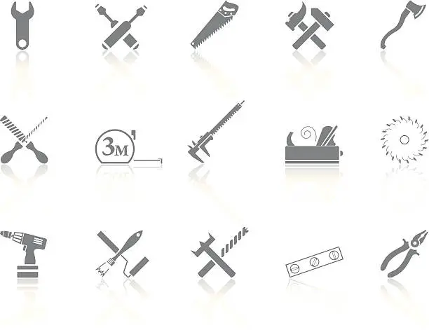 Vector illustration of Simplicity > Tools