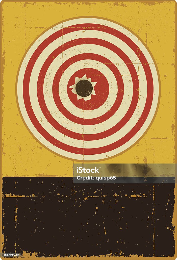 Target. Sign Copy Distressed Target Sign Copy Space Stock Illustration - Download Image ...
