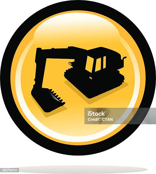 Excavator Stock Vektor Art und mehr Bilder von Bagger - Bagger, Baugewerbe, Baumaschine