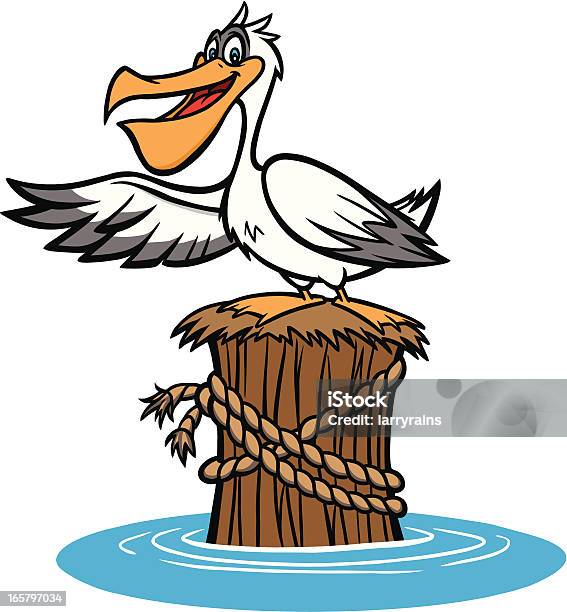 Pelican Stock Illustration - Download Image Now - Pelican, Animal, Beach