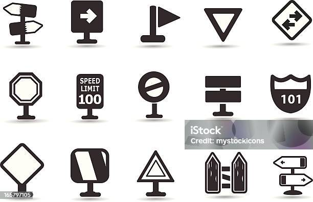 Zeichen Und Symbole Stock Vektor Art und mehr Bilder von Baustellenschild - Baustellenschild, Icon, Ausschluss