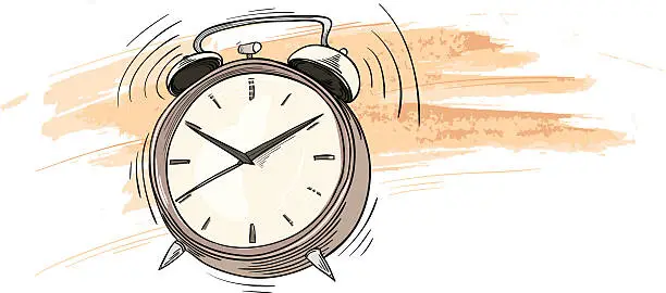 Vector illustration of Alarm clock