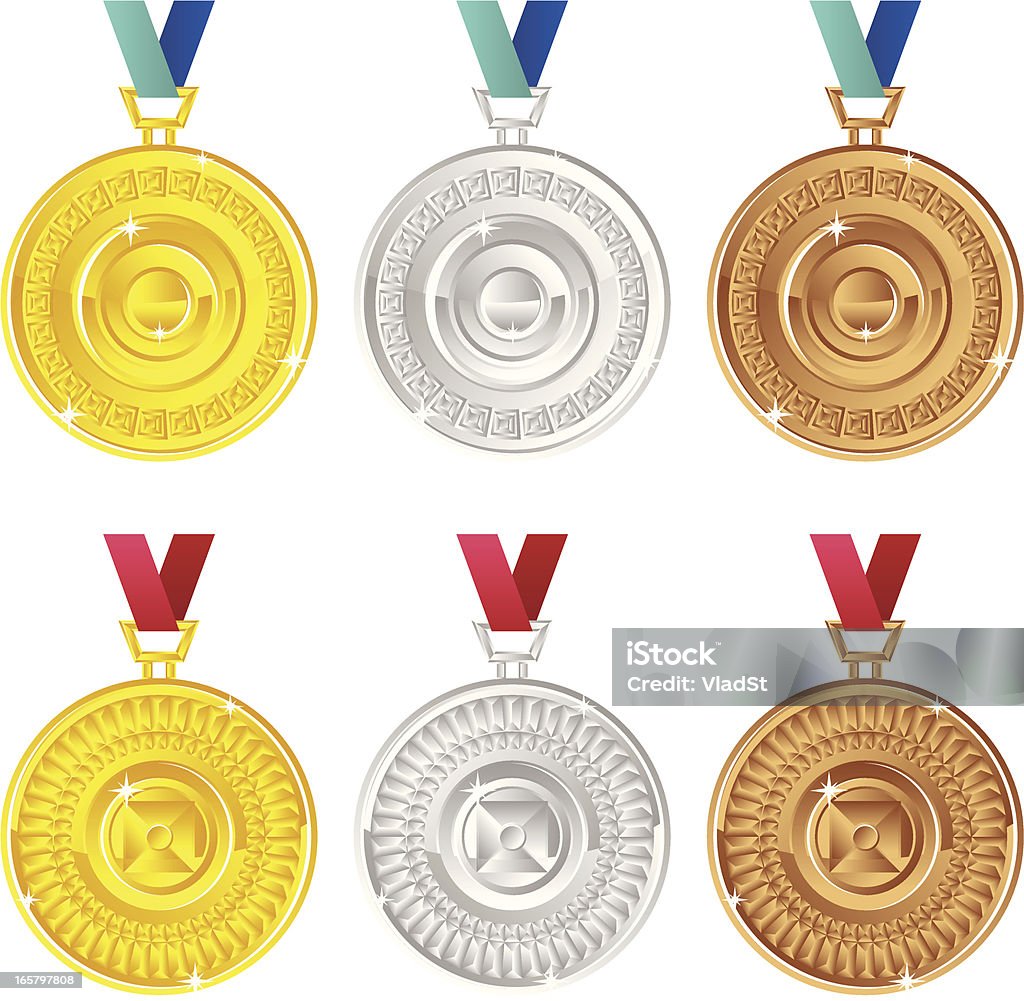 Medaillen - Lizenzfrei Bildhintergrund Vektorgrafik