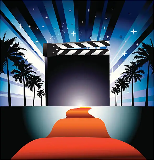Vector illustration of Movie Show