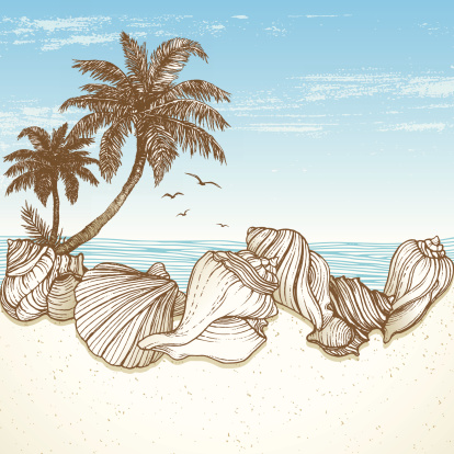 Hand drawn summer illustration.EPS 10 file with transparencies. Elements are separate.More works like this in my portfolio.