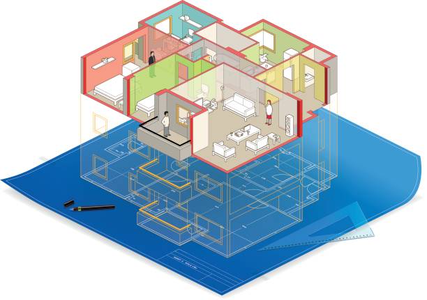 ilustrações de stock, clip art, desenhos animados e ícones de house - home addition audio