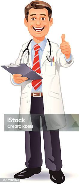 Young Doctor Stock Illustration - Download Image Now - Doctor, Clip Art, Vector