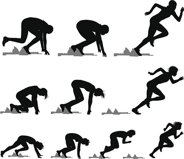 5,700+ Sprinter Start Stock Illustrations, Royalty-Free Vector Graphics ...