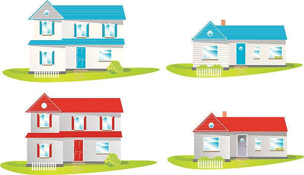 House vector art illustration