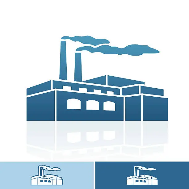 Vector illustration of FACTORY ICON