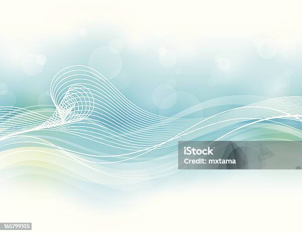 Soft Wave Background Stock Illustration - Download Image Now - Backgrounds, Low Lighting, Abstract