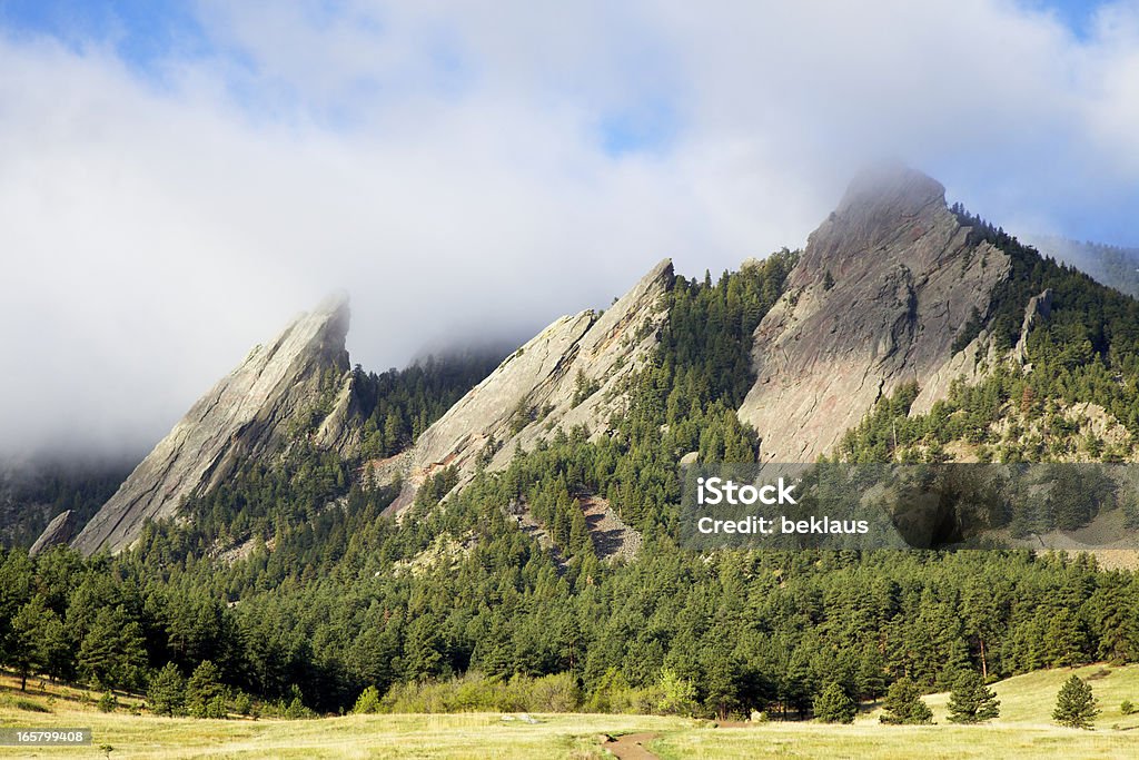 Flatirons von Boulder, Colorado - Lizenzfrei Boulder Stock-Foto