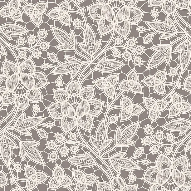 Vector illustration of Seamless Pattern Lace.