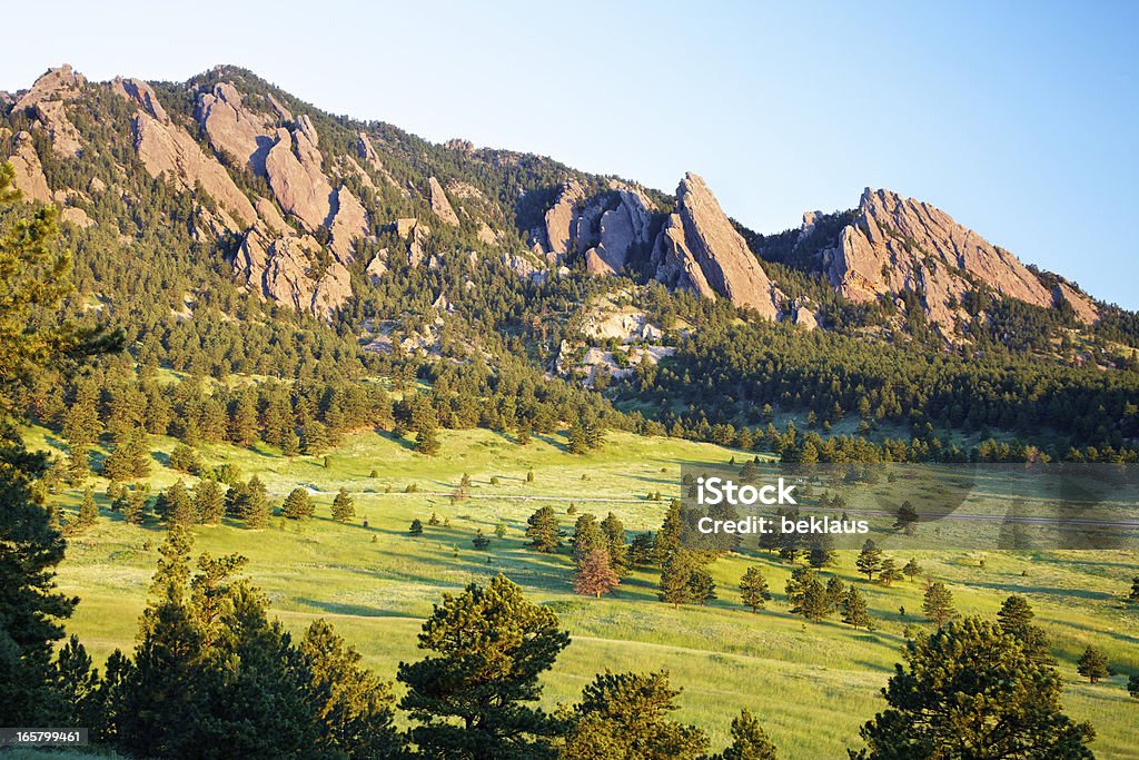 Boulder Colorado Flatirons - Zbiór zdjęć royalty-free (Boulder)