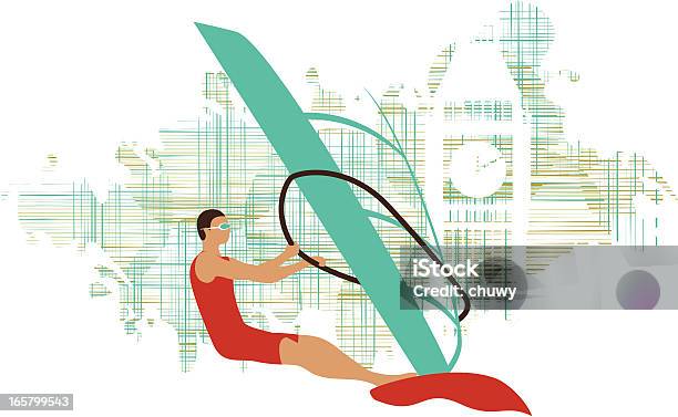 Olympic Sailing Stock Vektor Art und mehr Bilder von Aktiver Lebensstil - Aktiver Lebensstil, Aktivitäten und Sport, Anstrengung