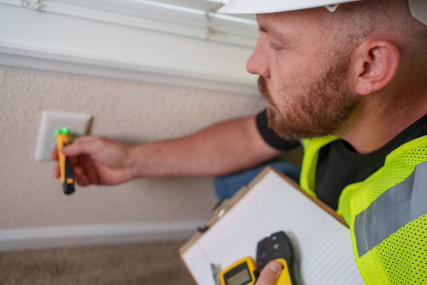 istock Young Caucasian Man in Hard Hat Performing Interior Home Inspection 1658001300