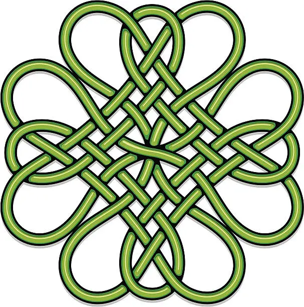 Vector illustration of celtic clover