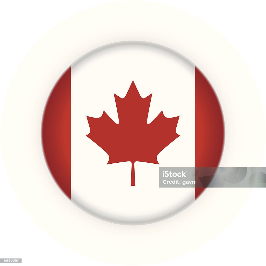 Tarjeta-bandera canadiense - arte vectorial de Bandera libre de derechos