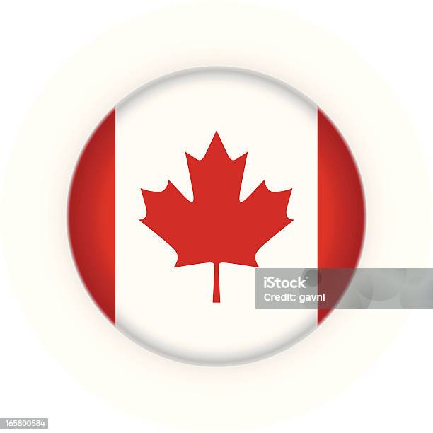 Ilustración de Tarjetabandera Canadiense y más Vectores Libres de Derechos de Bandera - Bandera, Círculo, Bandera canadiense