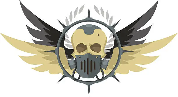 Vector illustration of Cyber Punk emblem