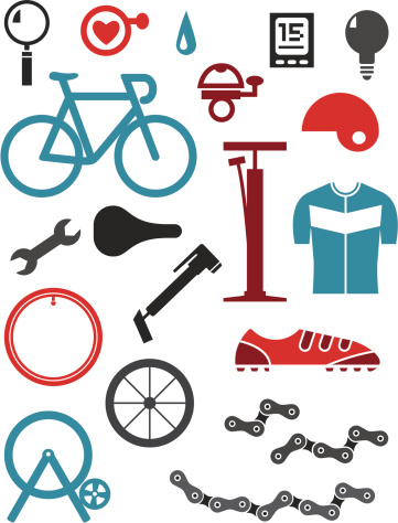 A few bike related icons for you and your friends