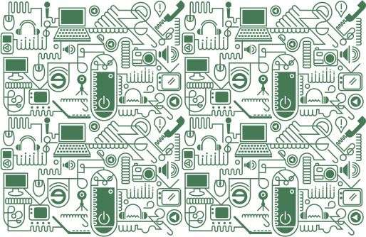 Compuiter Texture Computer Elements Texture Stock Illustration - Download Image Now ...