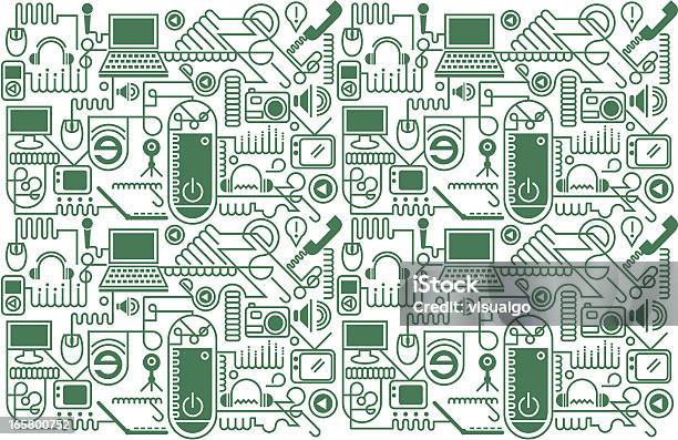 Computer Components Textures Computer Elements Texture Stock Illustration - Download Image Now ...