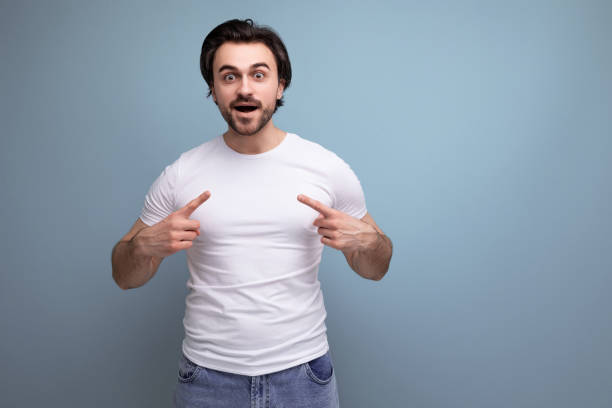 istock confident strong brunette man in white tank top with muscles 1658008362