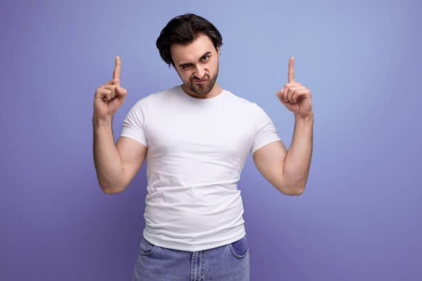 istock confident strong brunette man in white tank top with muscles 1658008363