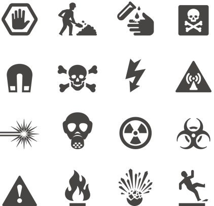 Mobico collection - Hazard and Warning icons.