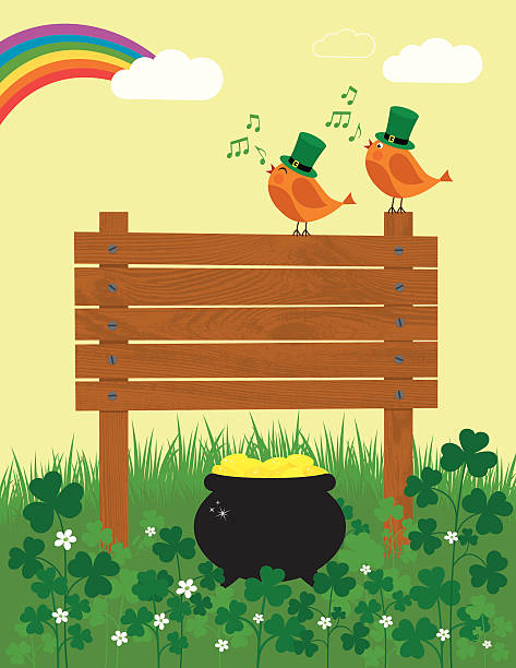 cheers für st. patrick's day - irish culture republic of ireland st patricks day dancing stock-grafiken, -clipart, -cartoons und -symbole