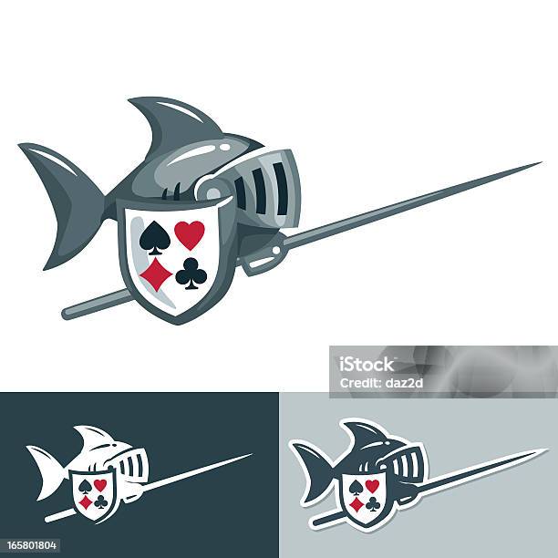 Sharknight Stock Illustration - Download Image Now - Casino, Icon Symbol, Lance