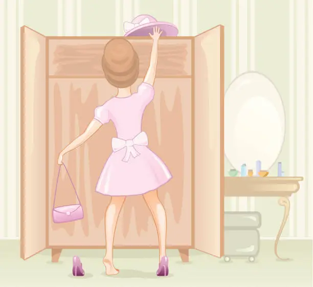 Vector illustration of Dressing