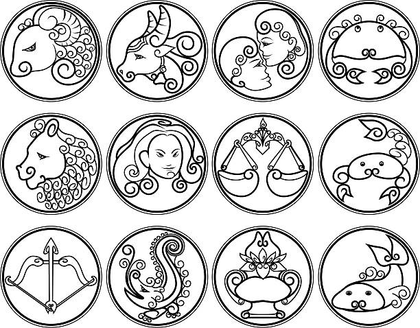 90+ Scorpio Zodiac Sign Tattoos Clip Art Stock Illustrations, Royalty ...
