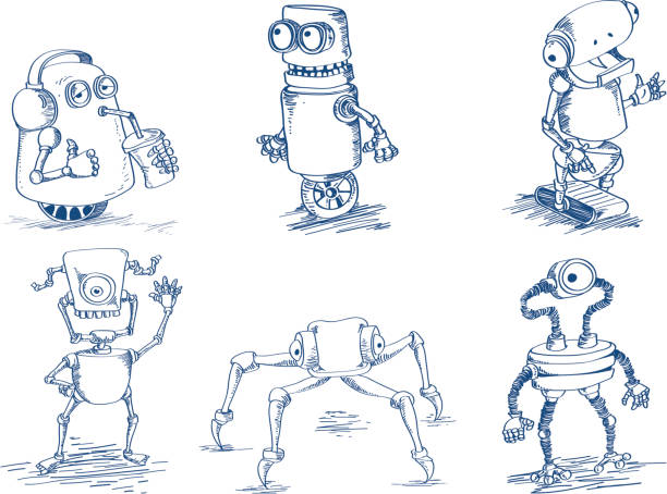 Doodle Robots Stock Illustration - Download Image Now - Robot, Monster - Fictional Character, Sketch - iStock Doodle Robots Stock Illustration - Download Image Now - Robot, Monster - Fictional Character, Sketch - iStock