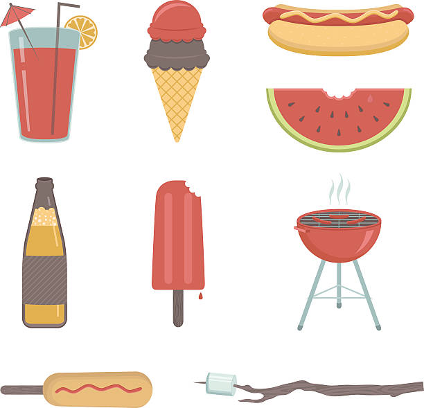 illustrations, cliparts, dessins animés et icônes de délices de l'été - drink umbrella umbrella drink isolated