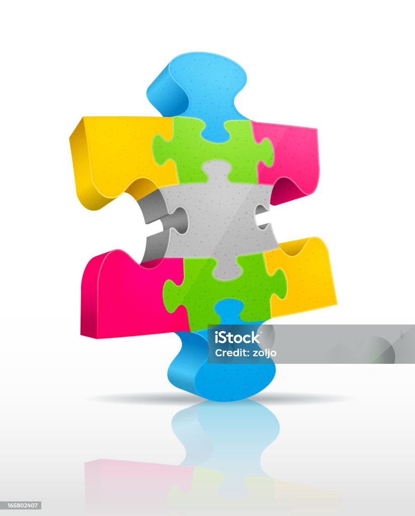Double Puzzle Example Double Puzzle Stock Illustration - Download Image Now - Business, Clip ...