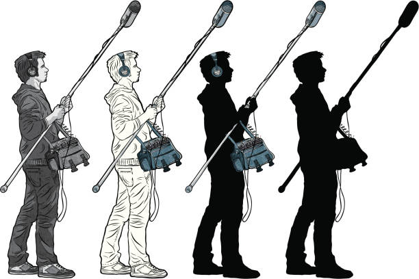 Boom Operator Drawing 10+ Boom Operator Ilustrasi, Grafik Vektor, & Clip Art Bebas Royalti ...