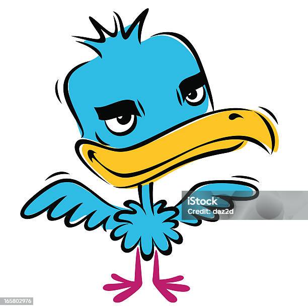 Bébé Oiseau Bleu Vecteurs libres de droits et plus d'images vectorielles de Geai bleu - Geai bleu, Aigle, Aiglon
